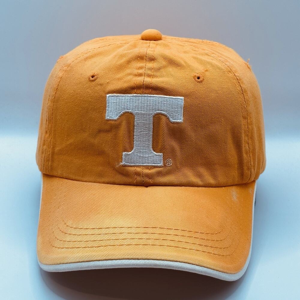 Tennessee Volunteers Hat Strapback Cap Mens Orange White NCAA Football Adult